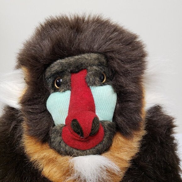 Disney 15" Animal Kingdom Mandrill Monkey Realistic Stuffed Animal Plush - Picture 6 of 6